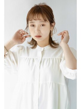 リアン(lien) 【lien.自由が丘 ai】レイヤーボブ　アレンジ　もみあげカット