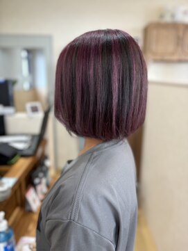 ミラシィ 成田(Mirashy) ハイライトカラーミルクティーベージュレイヤーカット