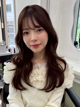 ハニー 町田(HONEY) 韓国風巻きウエーブパーマ/ミルクティーベージュブラウン2