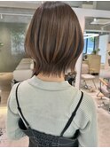 レイヤーボブ ボブ　レイヤーカット ミディアムボブ　レイヤー