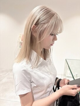 モリオフロムロンドン 大宮店(morio from London) 【坪井】ケアブリーチ ×ブロンド