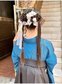 カチモリヘア タイトツイン 卒業式袴着付け ヘアセット 横浜★