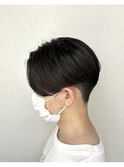 刈り上げセンターパート