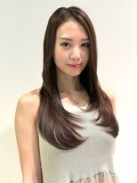 オーロ 塚口店(ORO)&nbsp;20代30代大人ガーリーダークアッシュミディアムレイヤーカット