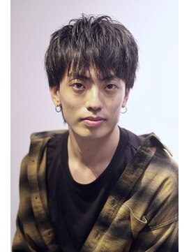 クオンヒール 堺筋本町店(QUON HEAL) メンズショート束感マッシュウルフビジネスショート