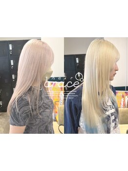 経験豊富なブリーチのプロ集団◎色落ちまで楽しめる透明感カラーを実現！[千葉駅/髪質改善/ケアブリーチ]