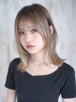 ニューヨークニューヨーク イオンスタイル東淀川店(NYNY) 透明感ベージュ × 顔まわりレイヤー