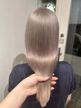 【ZEST中野/Hikaru】学割◎色落ちまで可愛いホワイトベージュ