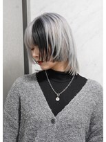 ディーカヘアーセンダイ(Di KA HAIR sendai)&nbsp;”silver×black Design color”