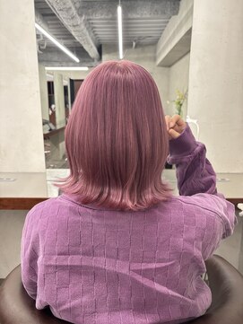 ニコ トウキョウ 渋谷(nico TOKYO) ラベンダーピンクダブルカラーピンクハイトーン韓国レイヤー