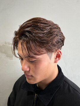 ドアーズ 西金沢(DOORS) フェザーパーマ＋ベージュカラー