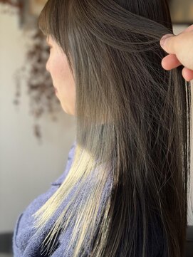 グランツヘアー(Glanz hair) オリーブグレージュインナーカラー