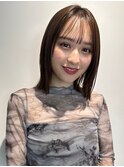 ストレートボブ結べるボブ大人ボブミディアムボブ