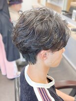 シープドッグ(SHEEP DOG)&nbsp;フェザーパーマ　福岡大学　初パーマ　清潔感が出る髪型