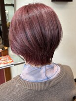 ラフィート(Hair Produce Rafeet) ショートスタイル×ピンクカラー