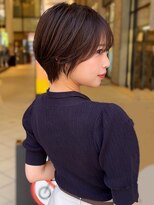 ジアン バイ ミルボン 西宮ガーデンズプラス(GIEN by milbon) ダークパープル/ナチュラルショート/ミルクブラウン/夏/西宮北口