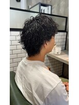 アルフレッド 瑞穂店(alfRed)&nbsp;決めすぎない毛流れが魅力の襟足長めルーズパーマスタイル