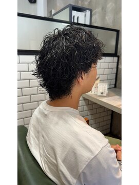 アルフレッド 瑞穂店(alfRed) 決めすぎない毛流れが魅力の襟足長めルーズパーマスタイル