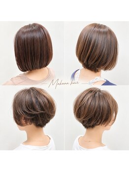 マカナヘアー(Makana hair)の写真/【入谷駅】高いカット技術でリピーター多数！あなただけの似合わせショート&ボブスタイルをご提案します♪