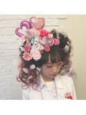 体育祭☆ヘアセット