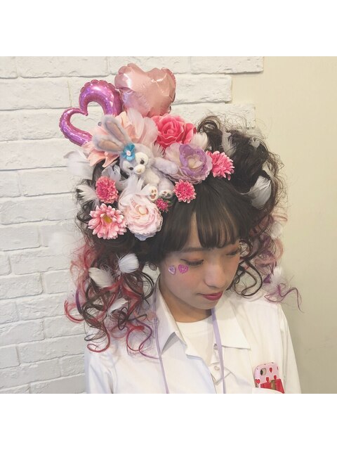 体育祭☆ヘアセット