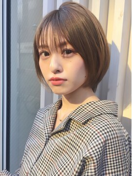 ロンド ルージュ 銀座店(Lond rouge) (ayuna)大人シースルーの柔らかショートボブ♪