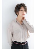 【篠原】流行の長め前髪クールショートでトップのボリュームUP