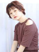 アルベロ(albero) アプリコットオレンジ×オン眉大人ショート