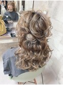 ハーフアップ【茶屋町ヘアセット専門店Achieve m+ by有村】