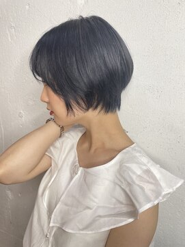 エイト 福岡天神店(EIGHT fukuoka) 【EIGHT福岡　7月　片山智裕　ショートブルーブラック