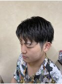 大人かっこいいツーブロックスタイル