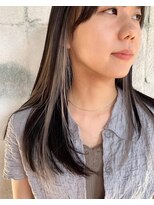 ラムネ&nbsp;ロングのインナーシルバーベージュ。