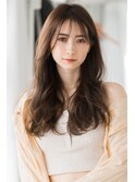 大人可愛い小顔ロング