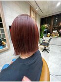 切りっぱなしボブ