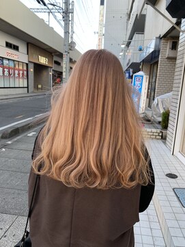 アズールサン 草加西口店(azule-sun) ダブルカラー,ピンクベージュ,韓国ツヤカラー【草加】