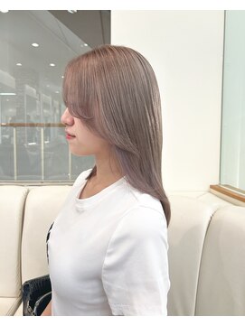 ディーボーイ 下通本店(D-BOY) #ホワイトラベンダー #ミルクティーカラー #ダブルカラー