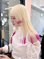 プネル(punel)&nbsp;ブロンド×ピンク