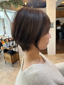 ロストシティ 横浜(LOST CITY) 【Lostcity横浜】大人ショート白髪ぼかしカラーナチュラルカラー