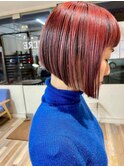 切りっぱなしボブ/エアリーロング/美髪/ピンクブラウン[船橋駅]