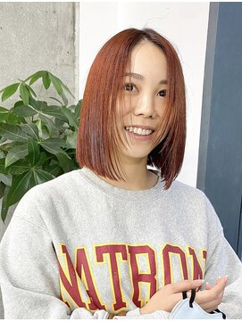 アペロ 柏(Apero) orange beige◎ミディアムbob