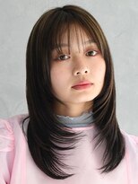 アース クロスガーデン川崎店(HAIR&MAKE EARTH)&nbsp;レイヤー×ストレート