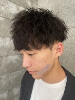 ニアウ 伊勢崎連取店(Niau)&nbsp;メンズマッシュツイストスパイラルパーマメンズパーマ