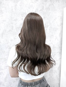 デミヘアー(Demi hair) くすみベージュカラー×ヨシンモリ