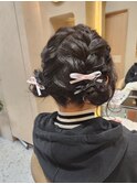 ヘアセットヘアメイクお呼ばれヘアライブ量産コンサートアレンジ