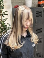 ヲタク(wotaku.)&nbsp;ブロンドベージュデザインカラーハイライトケアブリーチ