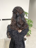 アモレット 天文館店(amoretto)&nbsp;ゆるふわハーフアップ♪