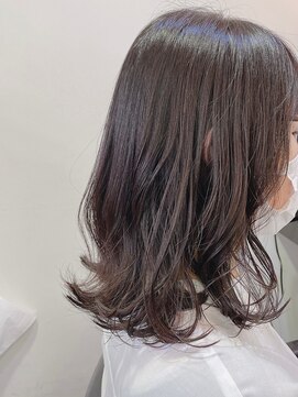 ニュイ 高槻 阪急茨木店(nui) 黒髪ボブルフネビージュ小顔ワンレンスペインカール