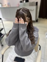 ユーフォリア エヌ 池袋サンシャイン通り店(Euphoria +n)&nbsp;編み込みハーフツイン♪