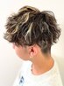 【学割U24・U25】メンズカット＋ホワイトハイライト　￥15000→12000