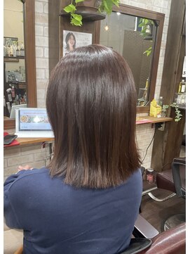 ヘアメイクスタジオ ココ(hair make studio coco) ヴィラロドラカラー★切りっぱなしミディアム♪